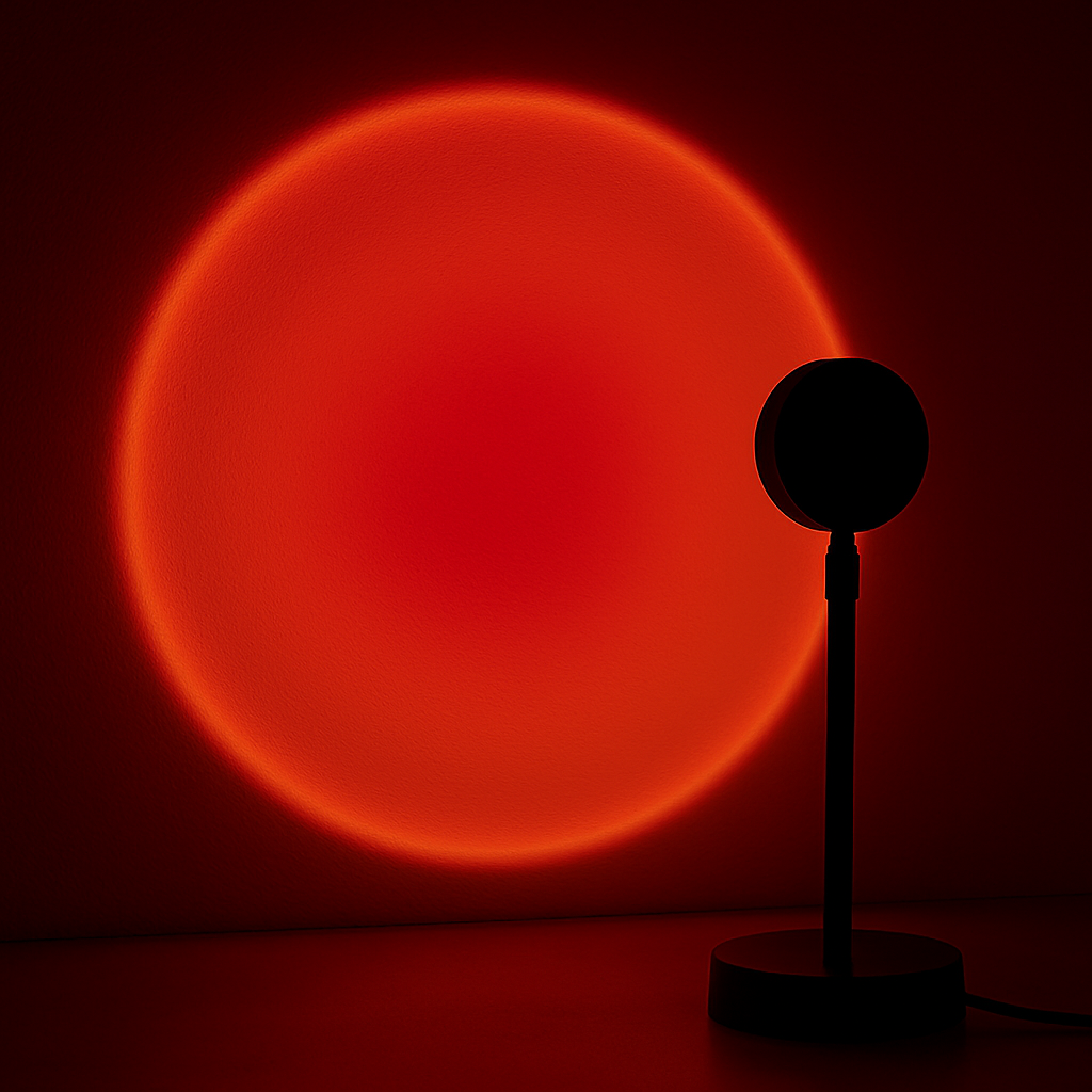 Sunset Projection Lamp – Ambient LED Room Light (8 Colors)