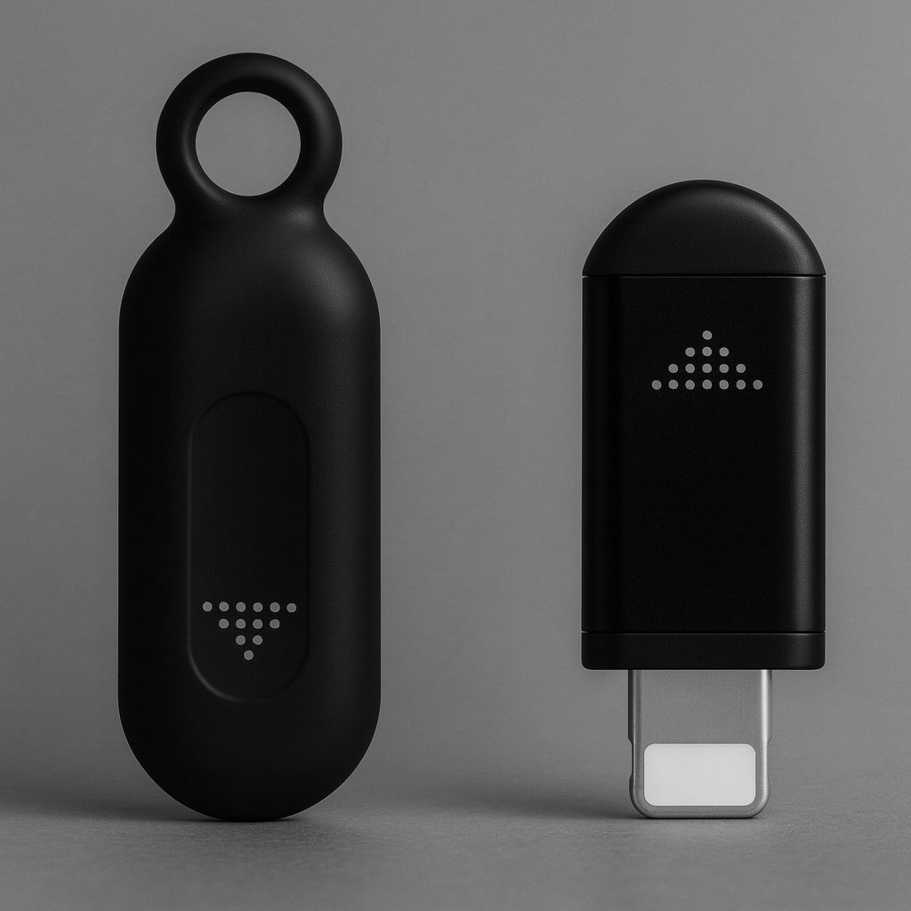 Black Iphone Control Plug
